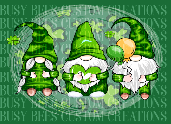 3 Gnomes St. Patrick's Day Sign