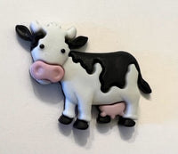 Cow Print Glitter Pens