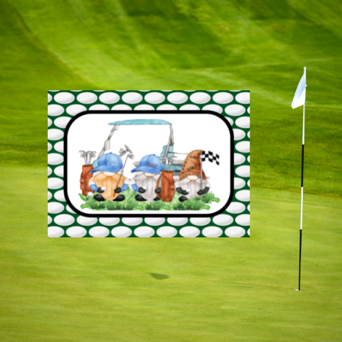 3 Golfers Wreath Sign