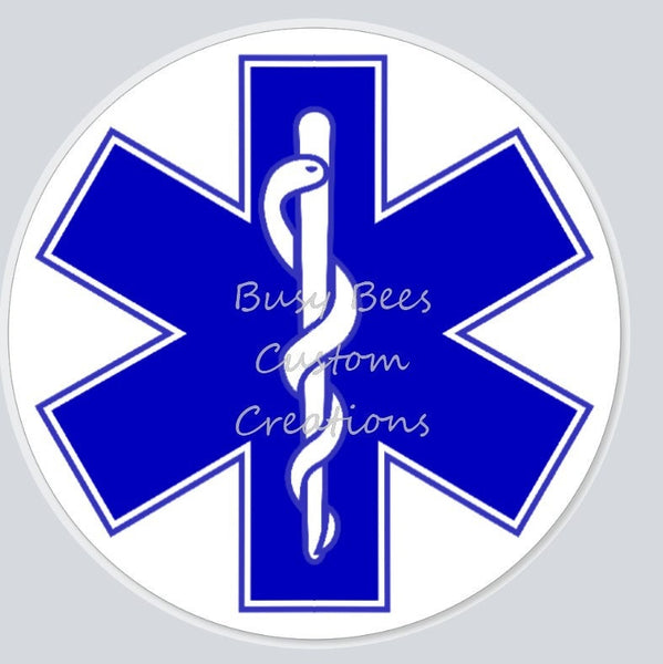 Blue Star of Life Wreath Sign